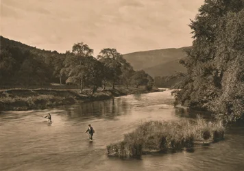 Na Tweed w pobliżu Innerleithen, 1902
