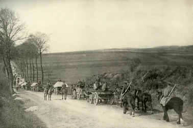 W drodze do okopów, 1919.