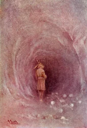 „Po raz kolejny wszedł Królik przebrany za mężczyznę”, 1914.