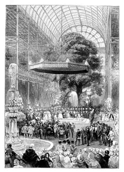 Otwarcie Wielkiej Wystawy, Hyde Park, Londyn, 1851, 1888.
