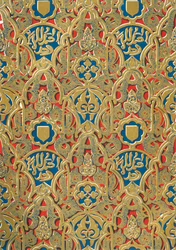 Ozdoba na ścianach, Sala Abencerrages, 1907.