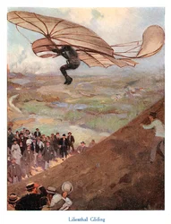 Otto Lilienthal, niemiecki aeronauta, początek XX wieku