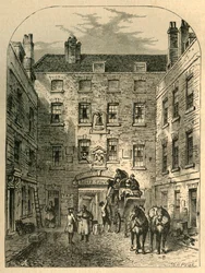 Sąd Zewnętrzny La Belle Sauvage w 1828, 1897.