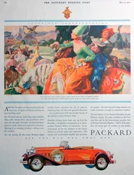 Reklama samochodu Packard, 1930