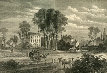 Paddington Green w 1750, c1876.