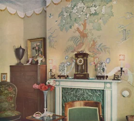 Malowana pierś komina, 1933
