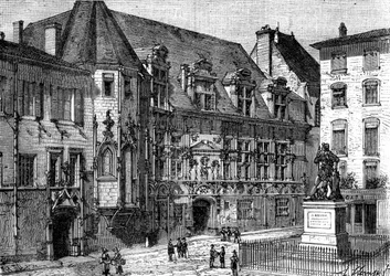 Pałac Sprawiedliwości w Grenoble, Francja, 1882-1884