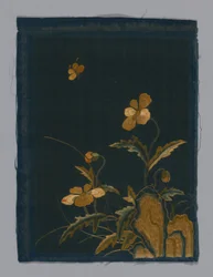 Tkanina meblowa panelowa, Chiny, okres Kangxi, dynastia Qing 1644-1911, 180050.