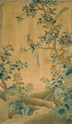 Tkanina meblowa panelowa, Chiny, dynastia Qing 1644-1911, 17501800.