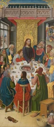 Panele z ołtarza głównego klasztoru Saint-Honoré, Thuison-les-Abbeville: Ostatnia...