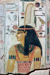 Papirusowy wizerunek bogini Maat