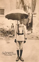 Rodzimy policjant z Parawallah Kalkuta, ok. 1900 r