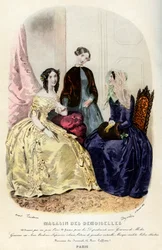 Moda paryska XIX wieku, 1849 1938