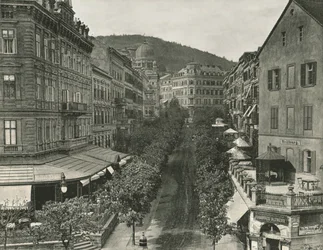 Parkstrasse, Carlsbad, Czechosłowacja, 1895.
