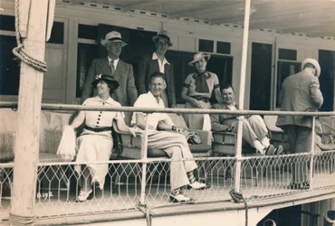 Pasażerowie w rejs po Nilu, 1936