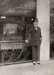 Paul Bourget, francuski powieściopisarz i krytyk, 1928