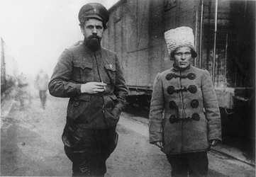 Pavel Dybenko i Nestor Machno