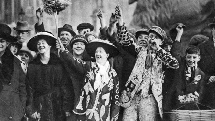 Perłowy król i królowa w świetnym humorze, Londyn, 1926-1927