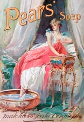 Reklama mydła gruszki, 1898