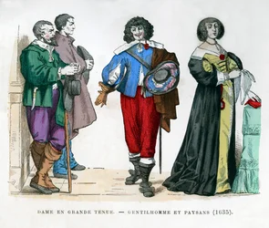 Chłopi, pan i dama, 1635 1882-1884