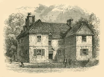 Penns House, Second Street, Filadelfia, c1687-1689, 1890.