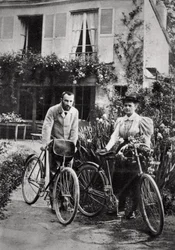 Pierre i Marie Curie, francuscy fizycy, 1906