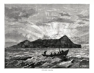 Wyspa Pitcairn, Ocean Spokojny, 1877