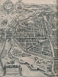 Plan Paryża, ok. 1630 1915