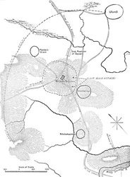 Plan bitwy pod Ulundi, 4 lipca 1879, c1880