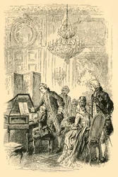 Zagrał przed sądem w Wersalu, 1907.