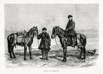 Polacy na Wołyniu, zachodnia Ukraina, 1879