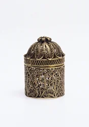 Pomandery Srebrny pozłacany pomander