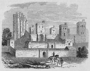 Zamek Pontefract, ok. 1880