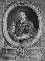Papież Benedykt XIV (rycina)