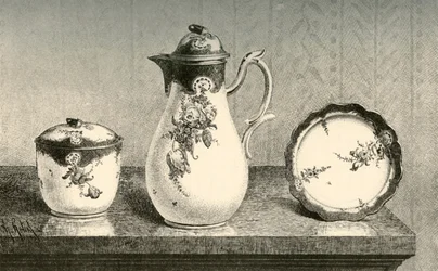 Porcelanowy zestaw do kawy, poł. XVIII w., 1903 r.