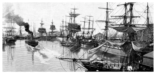 Port Adelajda, 1886 r.