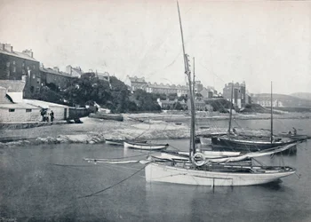 Port St. Mary - Miasto i Port, 1895