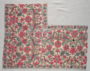 Część prześcieradła lub falbany, 1500 - 1600s.