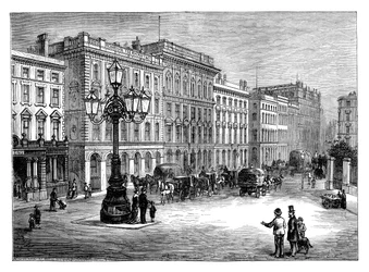Portland Street, Manchester, koniec XIX wieku