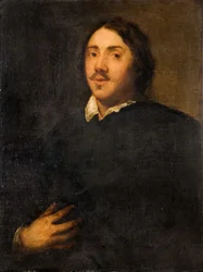 Portret dżentelmena w czerni, 1700.