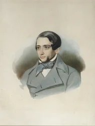 Portret Andrieja Aleksandrowicza Krajewskiego 1810-1889, początek lat 40. XIX wieku