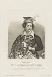 Portrait of Antonina Tomaszewska 1814-1883, c. 1850.