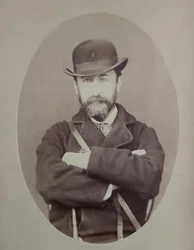 Portret Camille Saint-Saens 1835-1921, 1870.