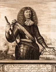 Portret Carla von Rabenhaupta 1602-1675 Od: Scena wojny, 1675.