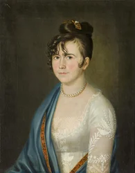 Portret hrabiny Anny Władimirownej Bobrinskiej 1769-1846, XIX w.