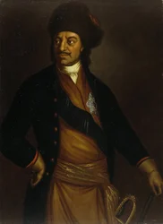 Portret cesarza Piotra I Wielkiego 1672-1725, początek XVIII wieku.