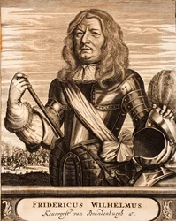 Portret Fryderyka Wilhelma 1620-1688, elektora brandenburskiego, księcia pruskiego, 1675.