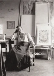 Portret Hilmy af Klingt 1862-1944, c. 1900