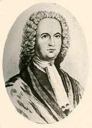 Portret Jamesa Logana w peruce i todze sędziego, noszony w Pensylwanii, 1745, 1937.