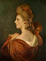 Portret Pani z Dzieciątkiem, ok. 1780, ok. 1912